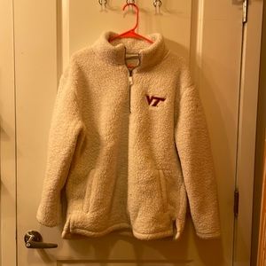 Virginia Tech Zip up fleece pullover